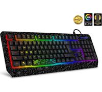 CONNECT IT DOODLE Clavier gaming rétro-éclairé RVB (version CZ+SK), USB, NOIR