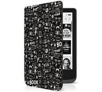 CONNECT IT Étui Doodle pour PocketBook 616/627/628/632, DOODLE NOIR