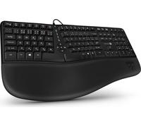 CONNECT IT FOR HEALTH Clavier ergonomique filaire ERGO, USB, version CZ + SK, NOIR