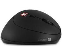 CONNECT IT for Health | Souris de bureau ergonomique verticale pour femme | + 1 x piles AA gratuites | Sans fil | Réduit la fatigue | Spécialement conçu pour les femmes | Technologie 2,4 GHz