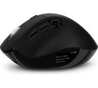CONNECT IT FOR HEALTH Souris ergonomique sans fil DualMode avec écran LCD, NOIR