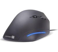 CONNECT IT FOR HEALTH Souris verticale ergonomique, filaire (CMO-2500-BK)