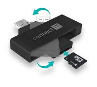 CONNECT IT Lecteur de carte à puce et d'identité électronique USB