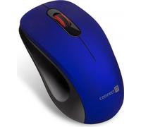 CONNECT IT "MUTE" souris optique silencieuse sans fil, USB, (+ 1x pile AA e), bleu