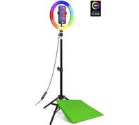 CONNECT IT Streaming Box Selfie10Ring Lumière LED RVB circulaire de 10 pouces