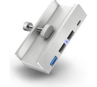 CONNECT IT USB DeskHub 4in1 pour table, ARGENT