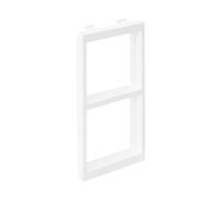 Cadre Simon Connect CIMA double 2xK45 horizontal blanc pur S66/9