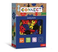 Connect Trefl Bricks de Construction Ensemble Basic Boy - 70 Bricks de Construction de différentes Formes Jouet Créatif pour Adultes et Enfants à partir de 4 Ans
