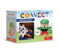 Connect Trefl Bricks de Construction Ensemble Pocket Boy, Adi - 35 Pièces : 30 Bricks de Construction + Figurine 5 Bricks de Construction, Jouet Créatif pour Adultes et Enfants à partir de 4 Ans