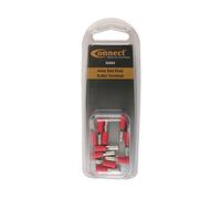 Connect Workshop Consumables 36869 Red Male Bullet Terminal 4mm 10pc