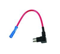Connect Workshop Consumables 37189 Porte fusible Micro2 câblé noir avec dérivation - 10 amp - 1 pc