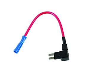 Connect Workshop Consumables 37189 Porte fusible Micro2 câblé noir avec dérivation - 10 amp - 1 pc