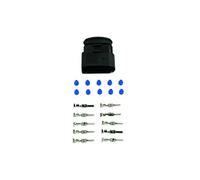 Connect Workshop Consumables 37387 Kit de 84 connecteurs électriques mâles 2,8 mm 10 broches