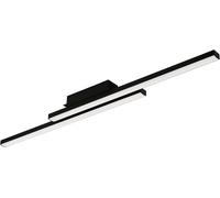 Connect.Z Panneau Led Connecté Fraioli-Z,Plafonnier Zigbee,Lampe De Plafond Contrôlable Par Appli Et Commande Vocale,Blanc Chaud - Froid,Rgb,Dimmable,Alu Noir