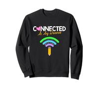 Connecté à n'importe Quelle Distance pour la rentrée Scolaire Sweatshirt