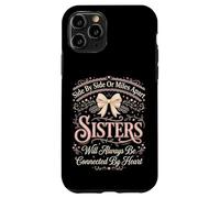Connected by Heart Sisters Tenue familiale Assortie pour frères et sœurs Coque pour iPhone 11 Pro
