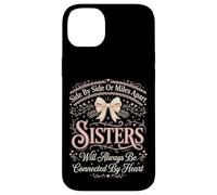 Connected by Heart Sisters Tenue familiale Assortie pour frères et sœurs Coque pour iPhone 14 Plus