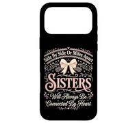 Connected by Heart Sisters Tenue familiale Assortie pour frères et sœurs Coque pour iPhone 17 Pro Max
