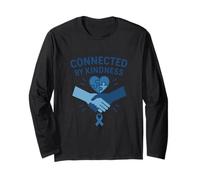 Connected by Kindness Autism Awareness Design Manche Longue