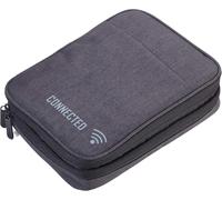 Connected - Cbo30/Dg - Sac De Rangement - 2 Compartiments Zippés - Organisateur De Câbles - Sac Universel - Poches En Filet, Bandes Élastiques Pour Accessoires (Every Day Carry) - Porte-Stylo -