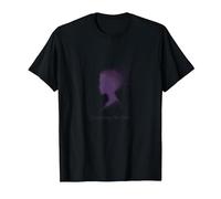 Connecter Les Points : Silhouette de Profil Artistique T-Shirt, Homme, Noir, L