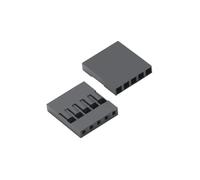 Connecteur 2.54mm 1 2 * 2/3/4/5/6/7/8/9/10/20P, connecteur simple et Double rangée, coque, broche de câble de cavalier(20PCS 5PIN)