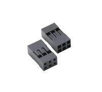 Connecteur 2.54mm 1 2 * 2/3/4/5/6/7/8/9/10/20P, connecteur simple et Double rangée, coque, broche de câble de cavalier(20PCS 2x3PIN)