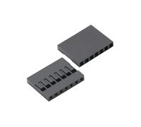 Connecteur 2.54mm 1 2 * 2/3/4/5/6/7/8/9/10/20P, connecteur simple et Double rangée, coque, broche de câble de cavalier(20PCS 7PIN)