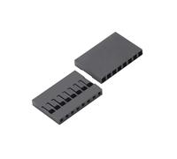Connecteur 2.54mm 1 2 * 2/3/4/5/6/7/8/9/10/20P, connecteur simple et Double rangée, coque, broche de câble de cavalier(20PCS 8PIN)