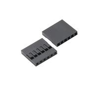 Connecteur 2.54mm 1 2 * 2/3/4/5/6/7/8/9/10/20P, connecteur simple et Double rangée, coque, broche de câble de cavalier(20PCS 6PIN)