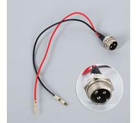 Connecteur 3 Broches 3 Pôles, 2 Fils, Port De Charge Pour Hoverboard, Câble De Charge Pour Scooter, Accessoires De Vélo, Pièces