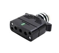 Connecteur 30 A 250 V AC IP67 étanche 6 broches pour batterie pour chargeur prise pour chariot élévateur véhicules touristiques Compatible avec Toyota TCM Nichiyu Noir Mâle (femelle)