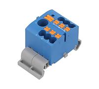 Connecteur 3273200 : bloc de distribution PTFIX 24A 450V pour rail DIN bleu P...