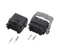 Connecteur 36 broches en plastique noir for carte électronique automobile, avec borne DJ7361-1.5-11/21.(Male and Female Plug,5 Sets)