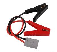 Connecteur 50 A style Anderson avec pinces crocodiles 12 V pour connexions de batterie de camion, camping-car, bus et marine, contacts plaqués argent, 600 V, protection IP20