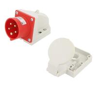 Connecteur 515-6D : alimentation AC prise triphasée mâle PCE