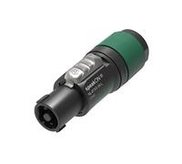 Connecteur à 4 pôles pour Câble de 10 à 16mm speakON avec Borne à Vis Noir / Vert