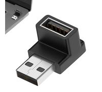 connecteur à 90 degrés, angle droit - A mâle à A mâle à femelle - de données à 10 Gbps, connecteur pour ordinateur portable, téléphones