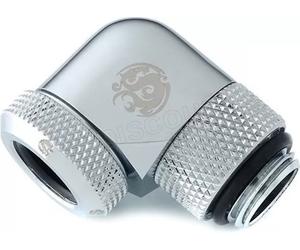 Connecteur à 90° pour Tube Watercooling Bitspower G1/4" 12mm AD (Argent)