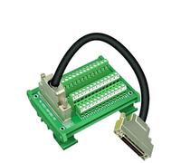 Connecteur à bornes à vis, Bornier d'E/S à 50 broches sur rail DIN SCSI50 au sol for servomoteur et entraînement HL-SCSI-50P-R2(SCSI50 with 0.5M cab)