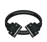 Connecteur à bornes à vis, SCSI36 Mini module de montage sur rail DIN 36 broches 0,05 pouces MDR femelle borniers vert(HL-SCSI36-MM-1M)