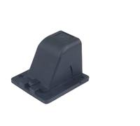 Connecteur à bride for tuyau à soufflet en plastique, base fixe, en nylon PA66, fendu à 90 degrés, couvercle carré longitudinal AD21.2/KFW-D16, 1 pièce(AD15.8-D11)