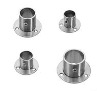 Connecteur à bride murale en acier inoxydable haute résistance pour fixation de tube ferme avec verrou à vis (22 mm)