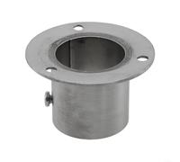 Connecteur à bride murale en acier inoxydable haute résistance pour fixation de tube ferme avec verrou à vis (32 mm)