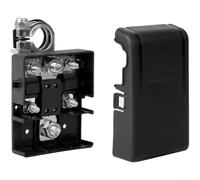 Connecteur à clip de batterie automobile 32 V 400 A avec fusible à déconnexion rapide pour caravanes, 4 x 4, véhicules tout-terrain, installations électriques (noir)