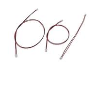 Connecteur à pas, Lot de 10 mini connecteurs JST 1,25 mm, 2 broches, femelle vers, à double extrémité, avec fils 28 AWG 10/15/20/30 cm(15CM)