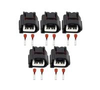 Connecteur à pas, Lot de 5 connecteurs phare antibrouillard à 2 broches for voiture DJ7025E-2.2-21 et DJ7026E-2(Dj7025e 2.2 21)