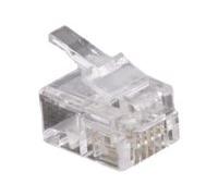 Connecteur à sertir 6P4C RJ11 UTP Téléphonie - lot de 10