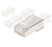 Connecteur à sertir 8P8C RJ45 CAT6 STP peigne intégré pour monobrin - lot de 10