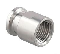 Connecteur à trois pinces de grande pureté 1/2" NPT pour systèmes de transformation des produits laitiers et des aliments
